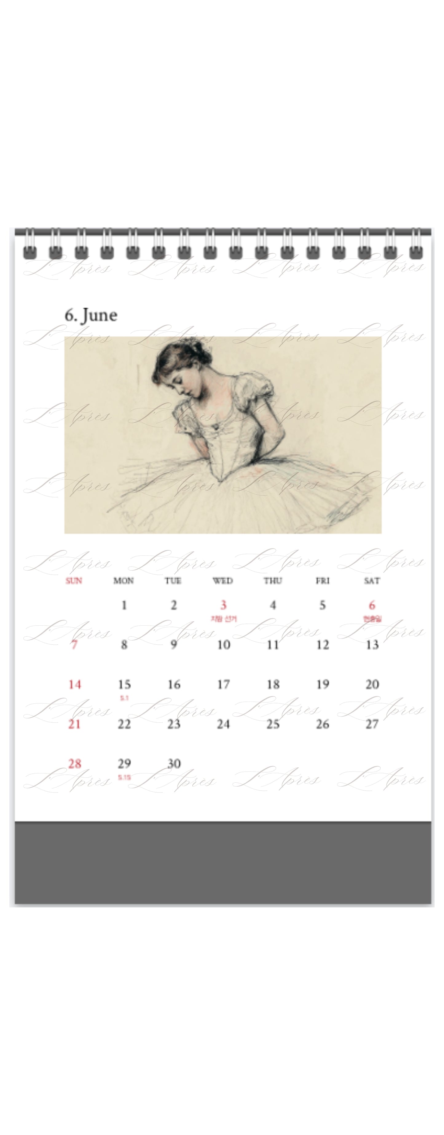 2026 Ballet Calendar (L’Après Ballet Edition 2026) Director Veronica J