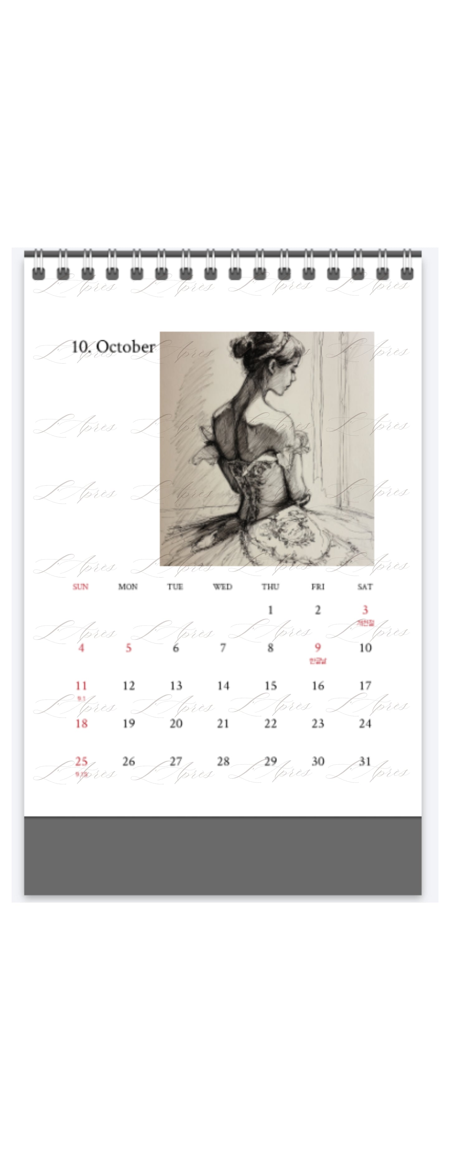 2026 Ballet Calendar (L’Après Ballet Edition 2026) Director Veronica J