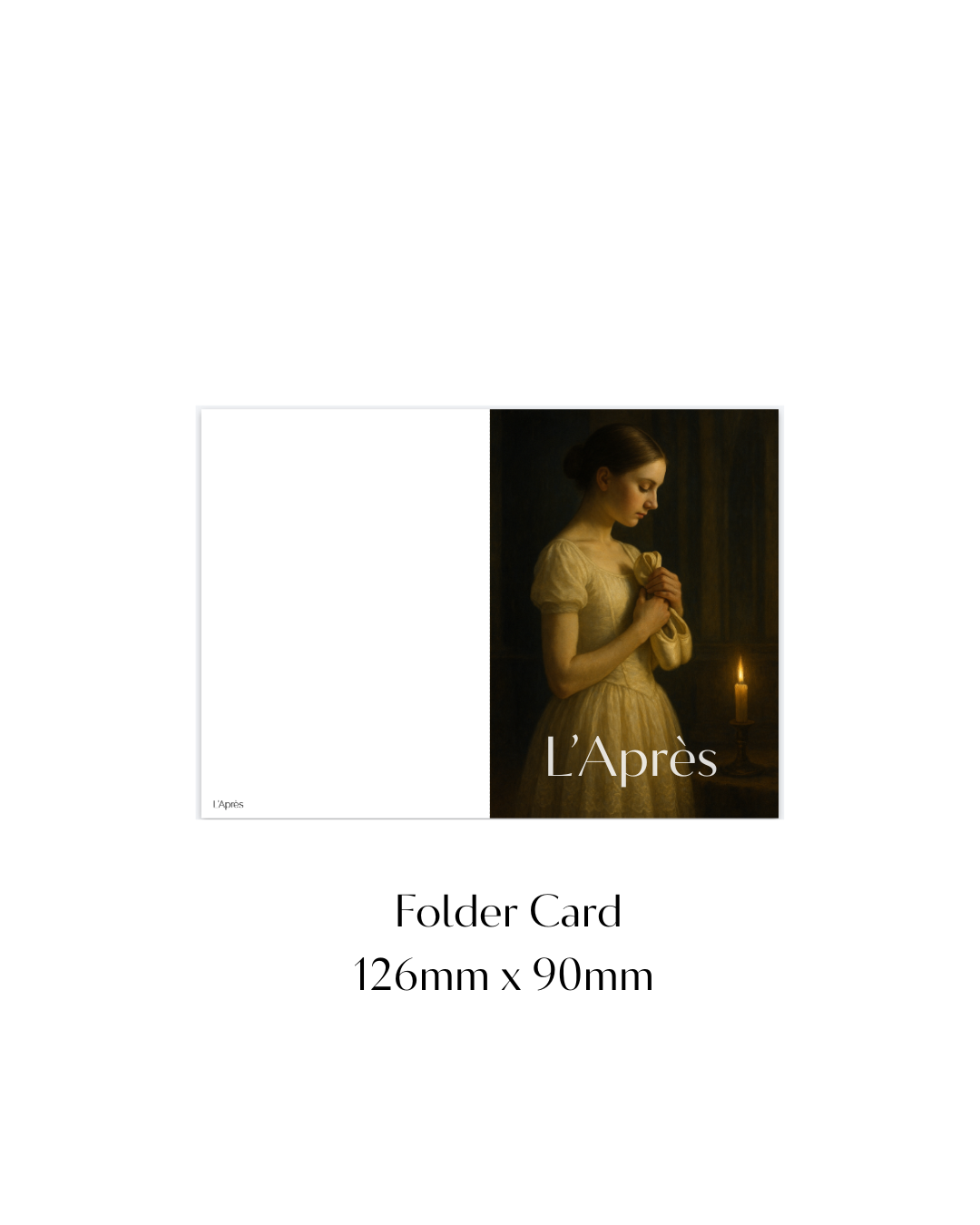 라프레발레 A ballerina’s heartfelt prayer folder card
