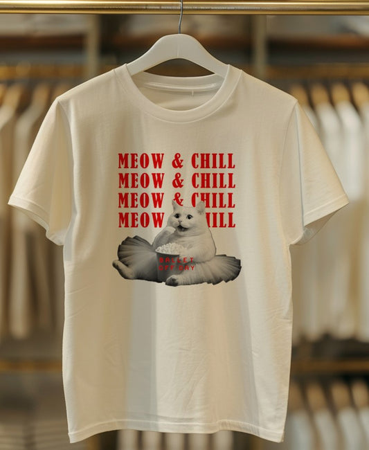 라프레발레 BALLET TOP MEOW&CHILL 발레티셔츠