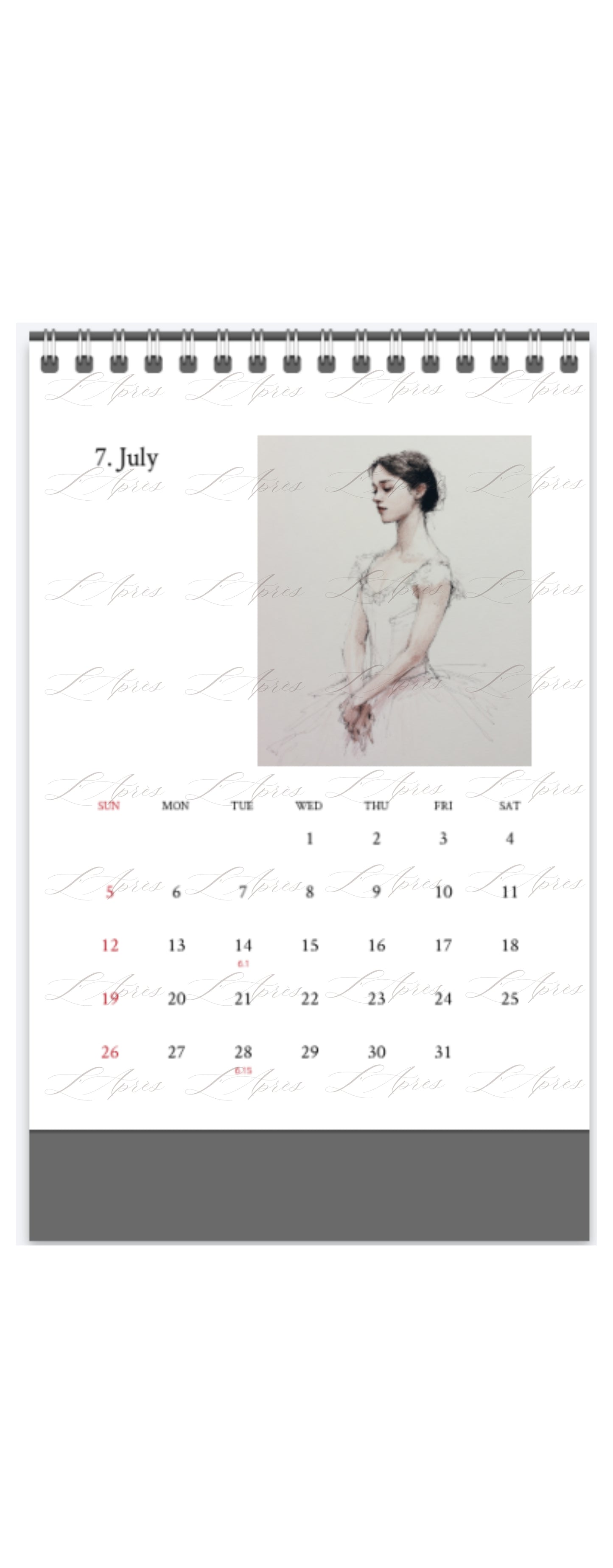 2026 Ballet Calendar (L’Après Ballet Edition 2026) Director Veronica J