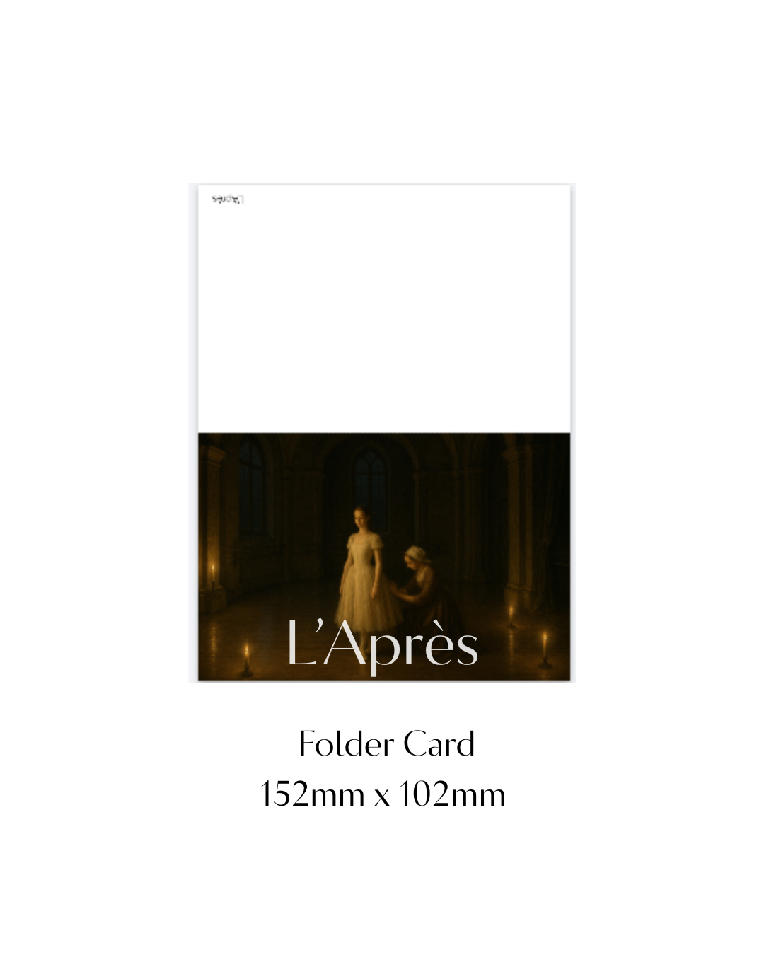 라프레발레 A ballerina’s heartfelt prayer folder card