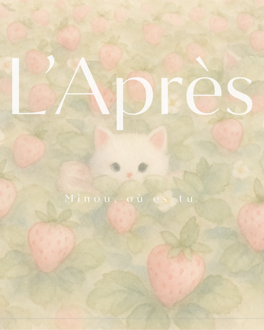 라프레발레 A Cat Among Strawberries ballet card 2 set